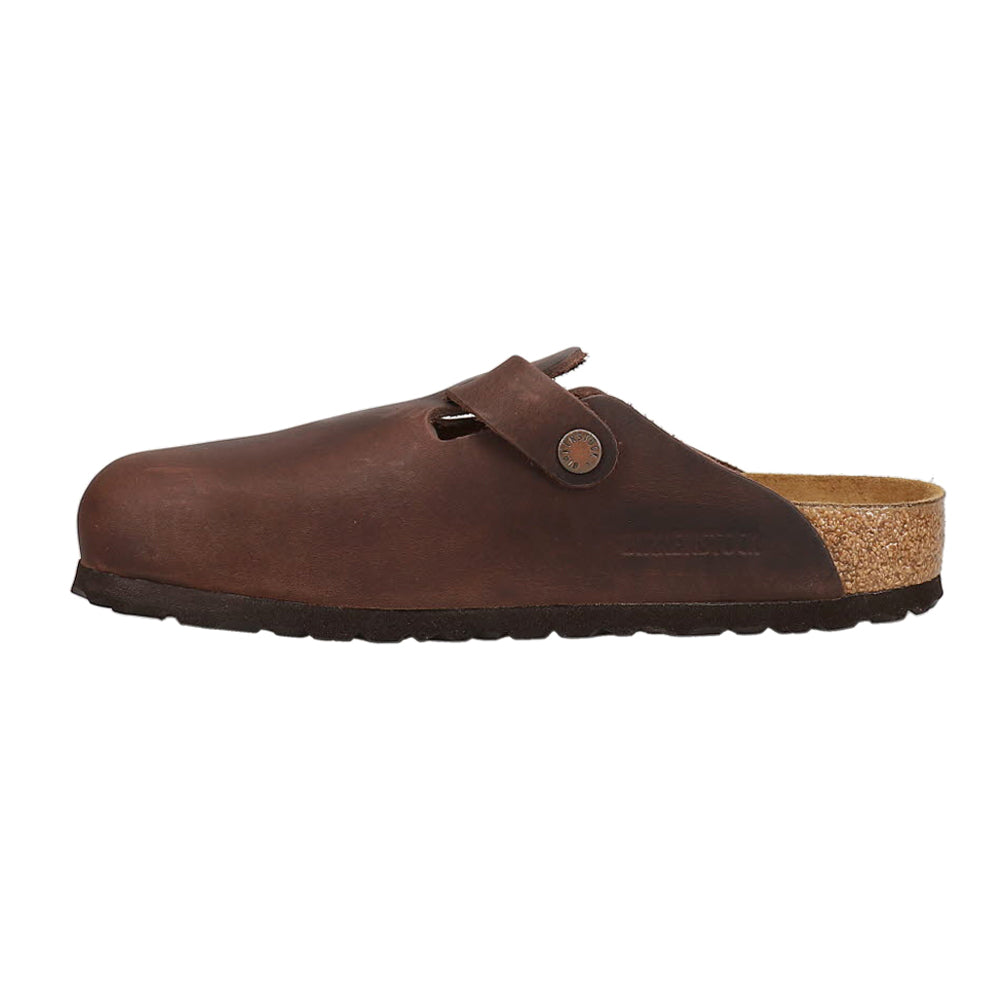 Boston Oiled Leather Footbed Clogs