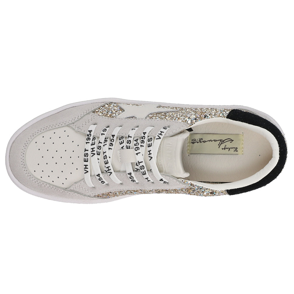 Kristen Glitter Lace Up Sneakers