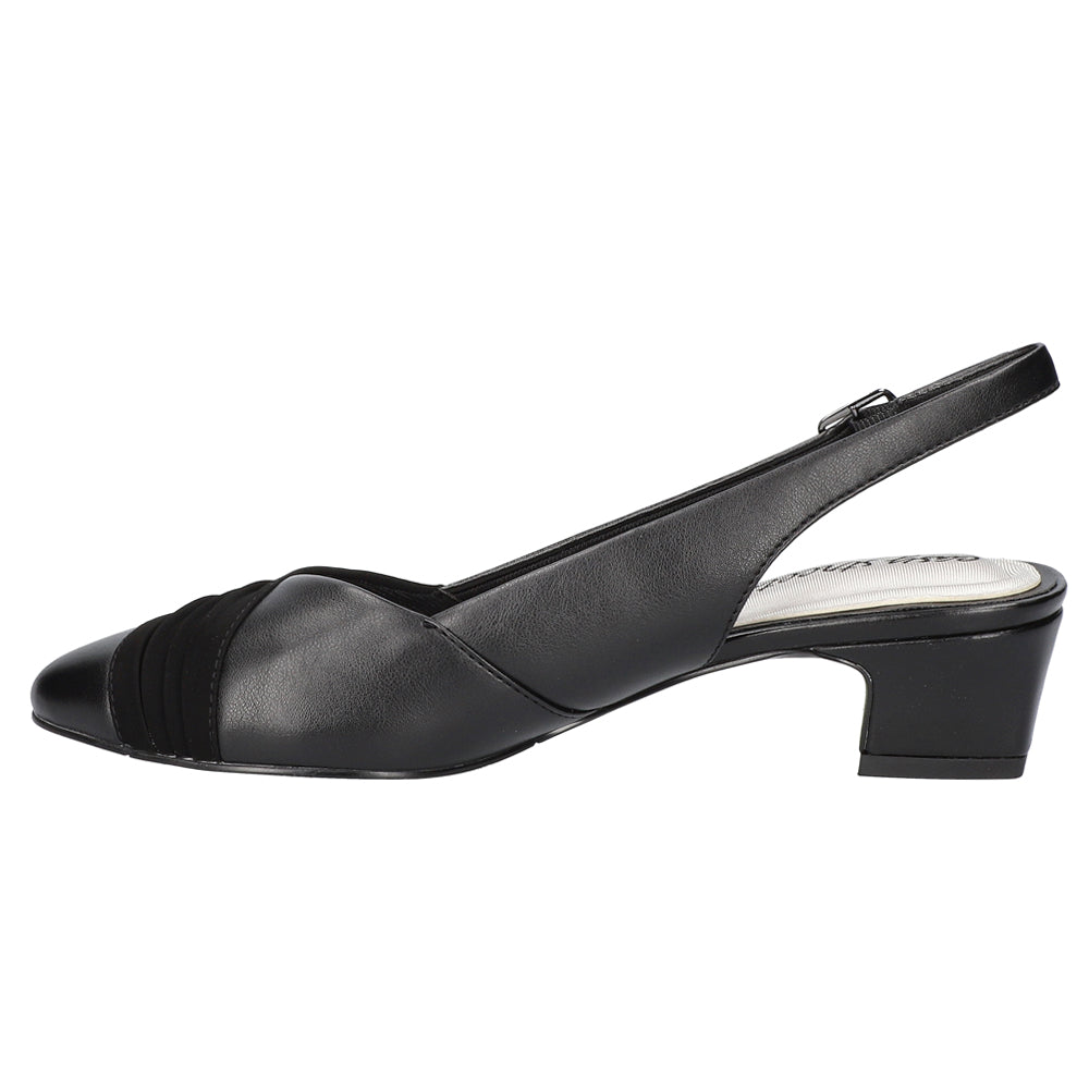 Bates Round Toe Slingback Pumps