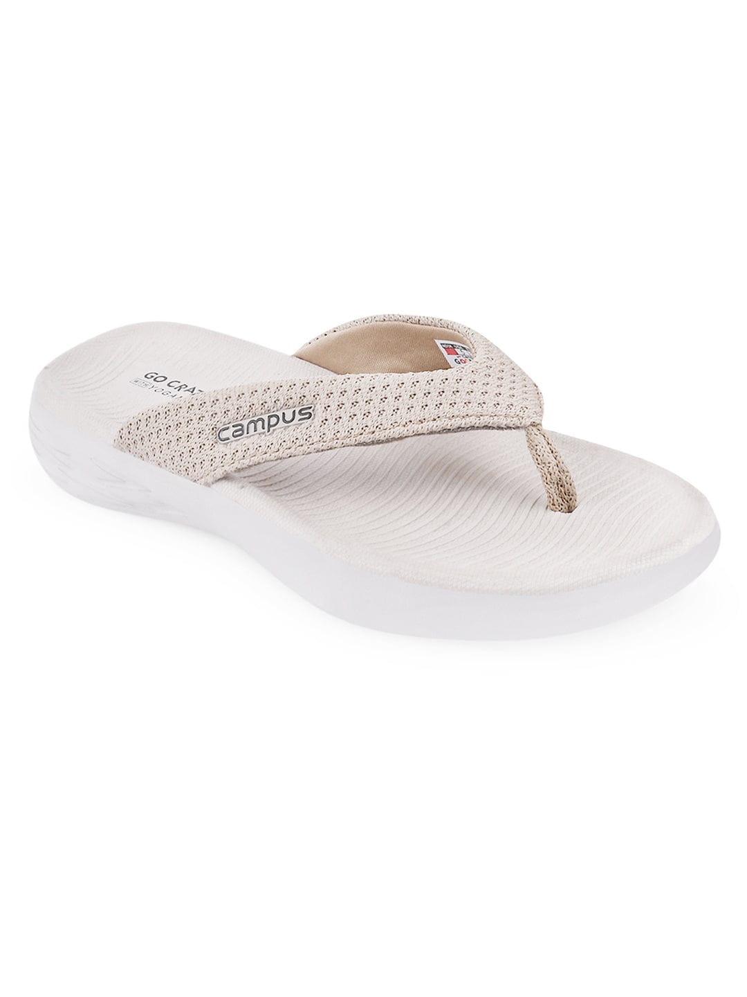 SL-402L Beige Women's Flip Flops