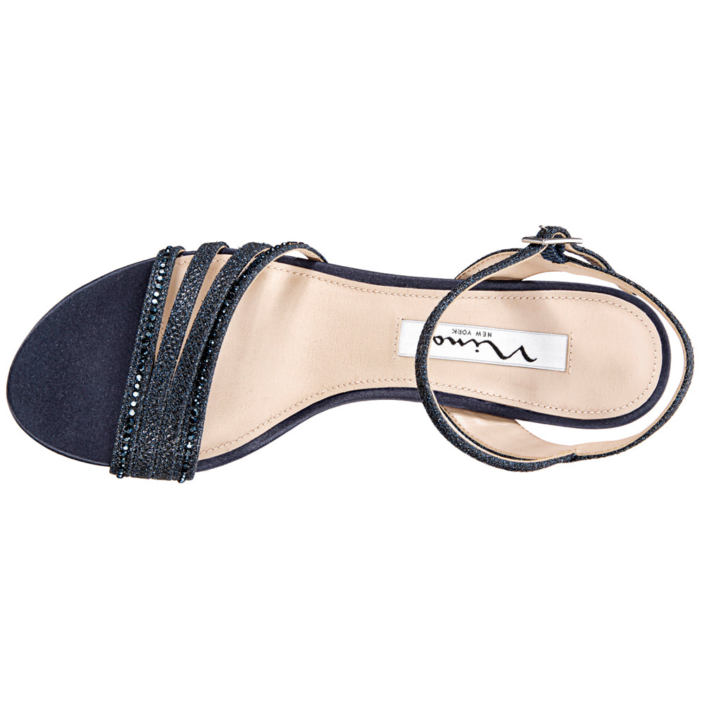 Nelena Rhinestone Evening Sandals