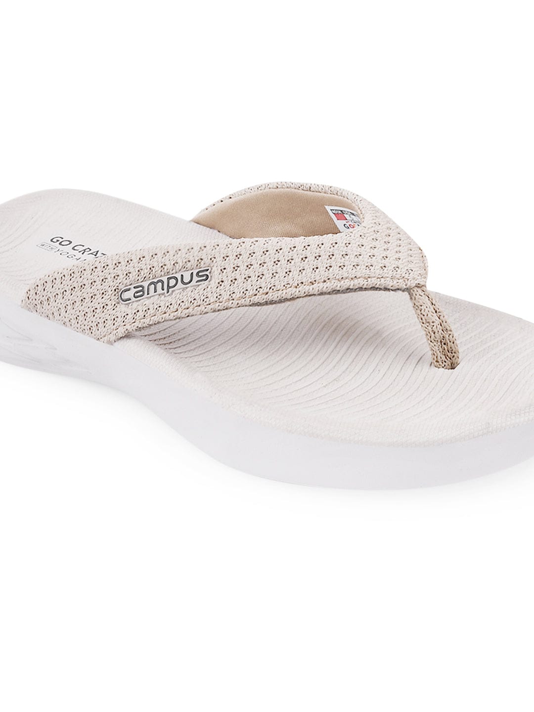 SL-402L Beige Women's Flip Flops