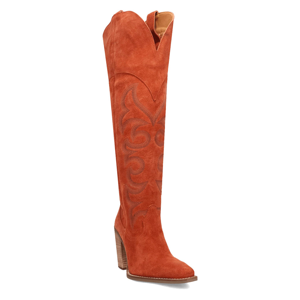 Primadonna Embroidered Snip Toe Zippered Cowboy Boots