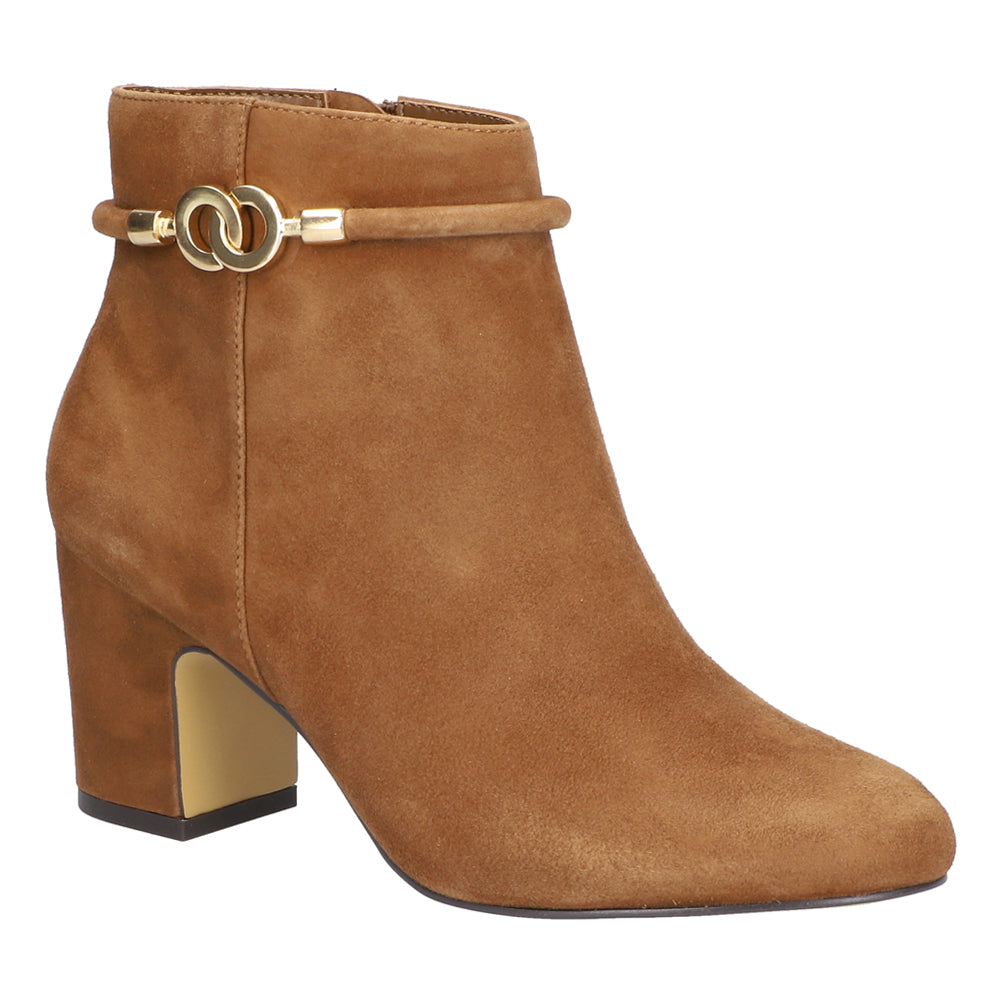 Diaz Round Toe Zippered Booties