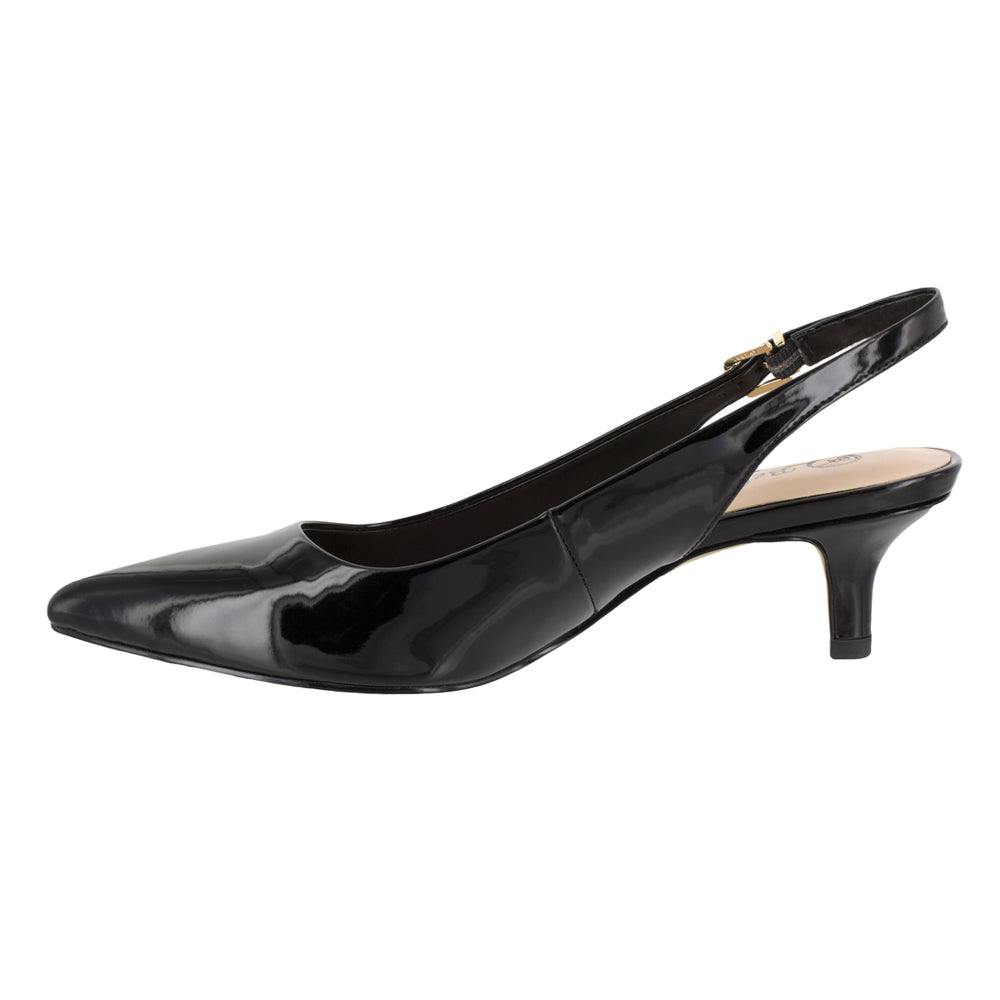 Scarlett Slingback Kitten Heel Pointed Toe Pumps