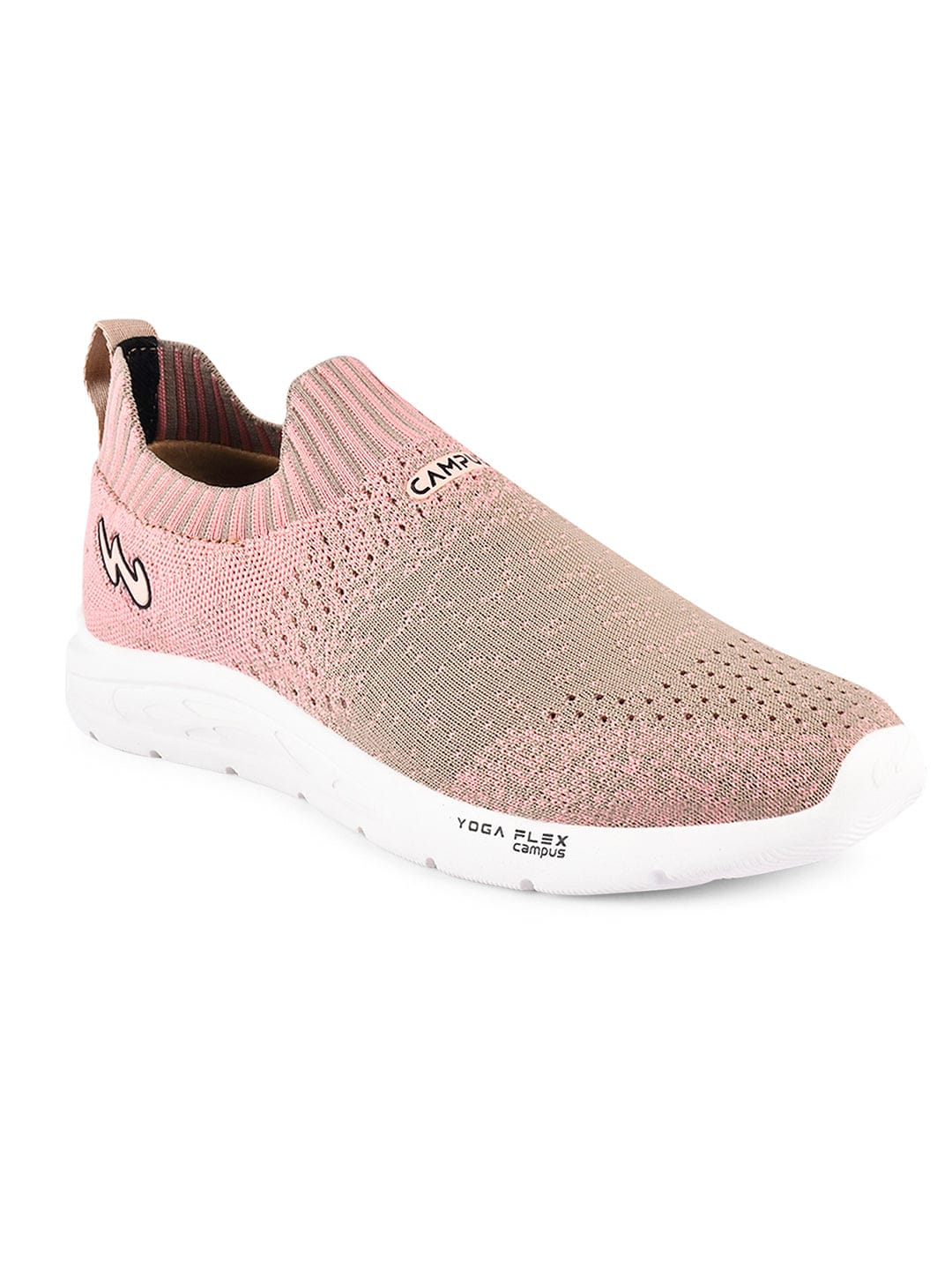 CAMP-SPINDA Beige Women's Slip-ons