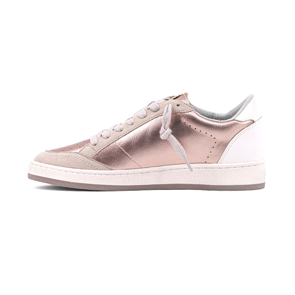 Paz Metallic Lace Up Sneakers