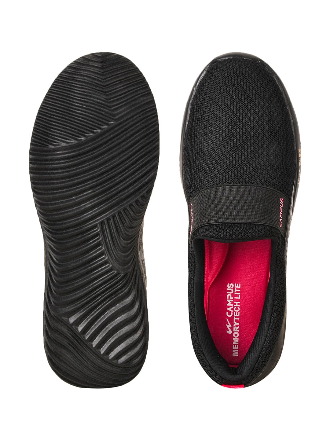 CAMP ELOY Black Women's Slip-ons