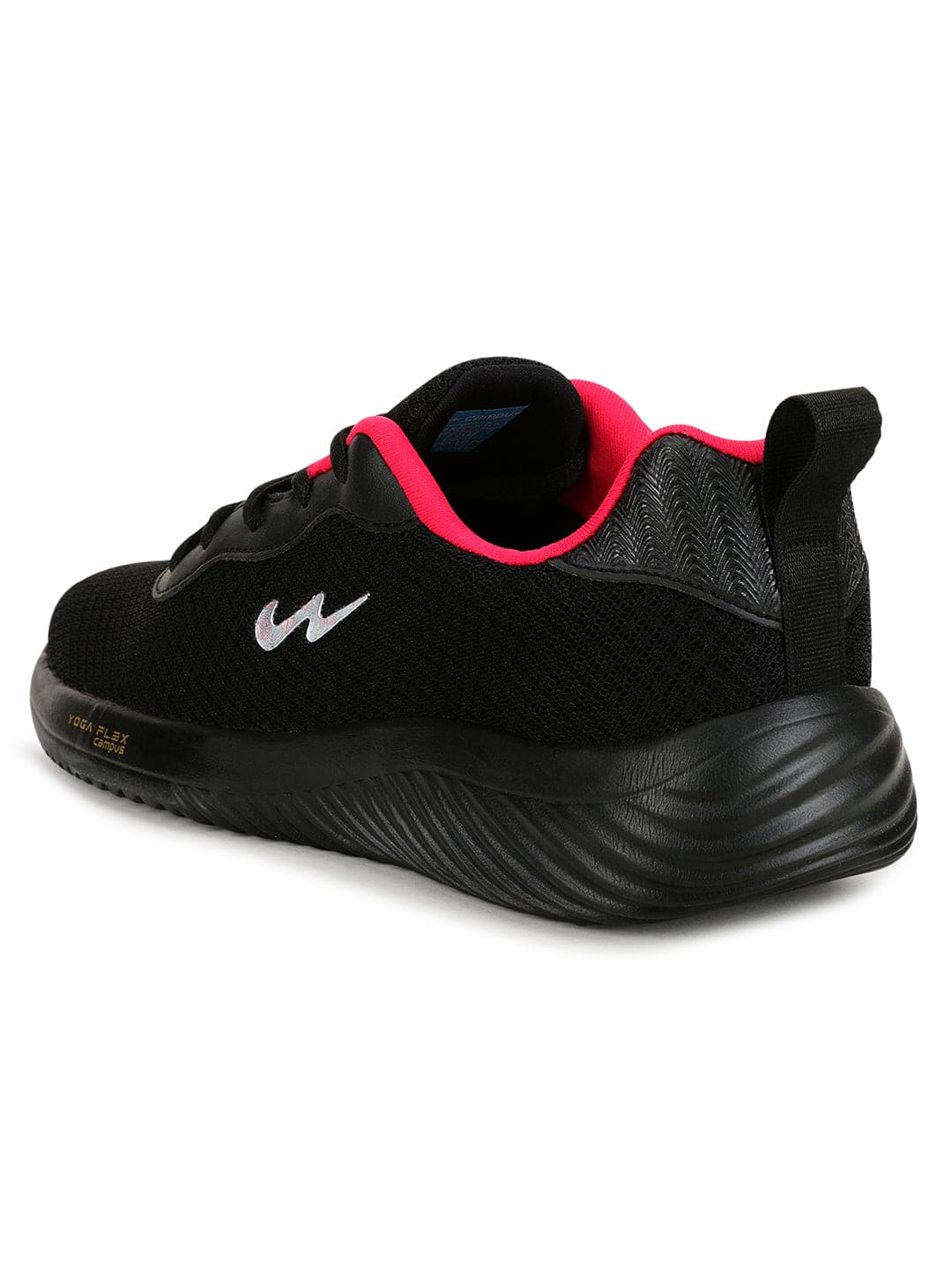 LISA N Black Women's Walking Shoes