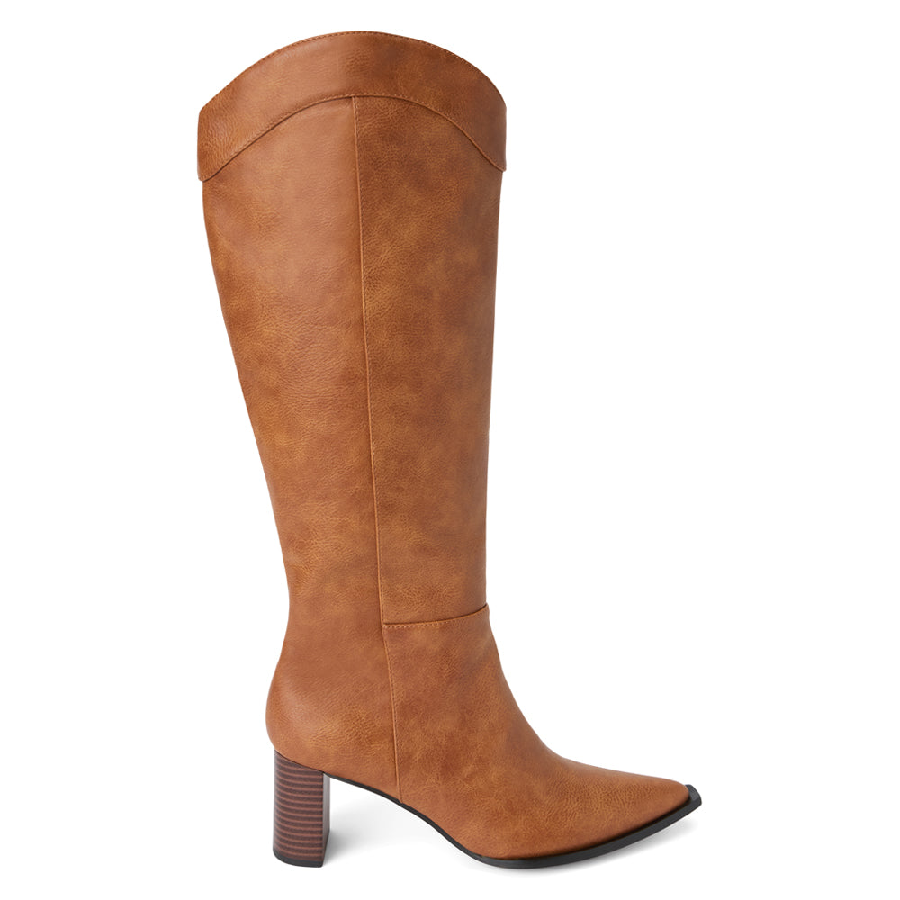 Bonnye Pointed Toe Zip Up Boots