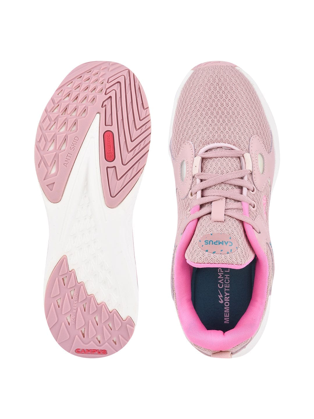 CAMP-GLITTER Pink Women's Sneakers