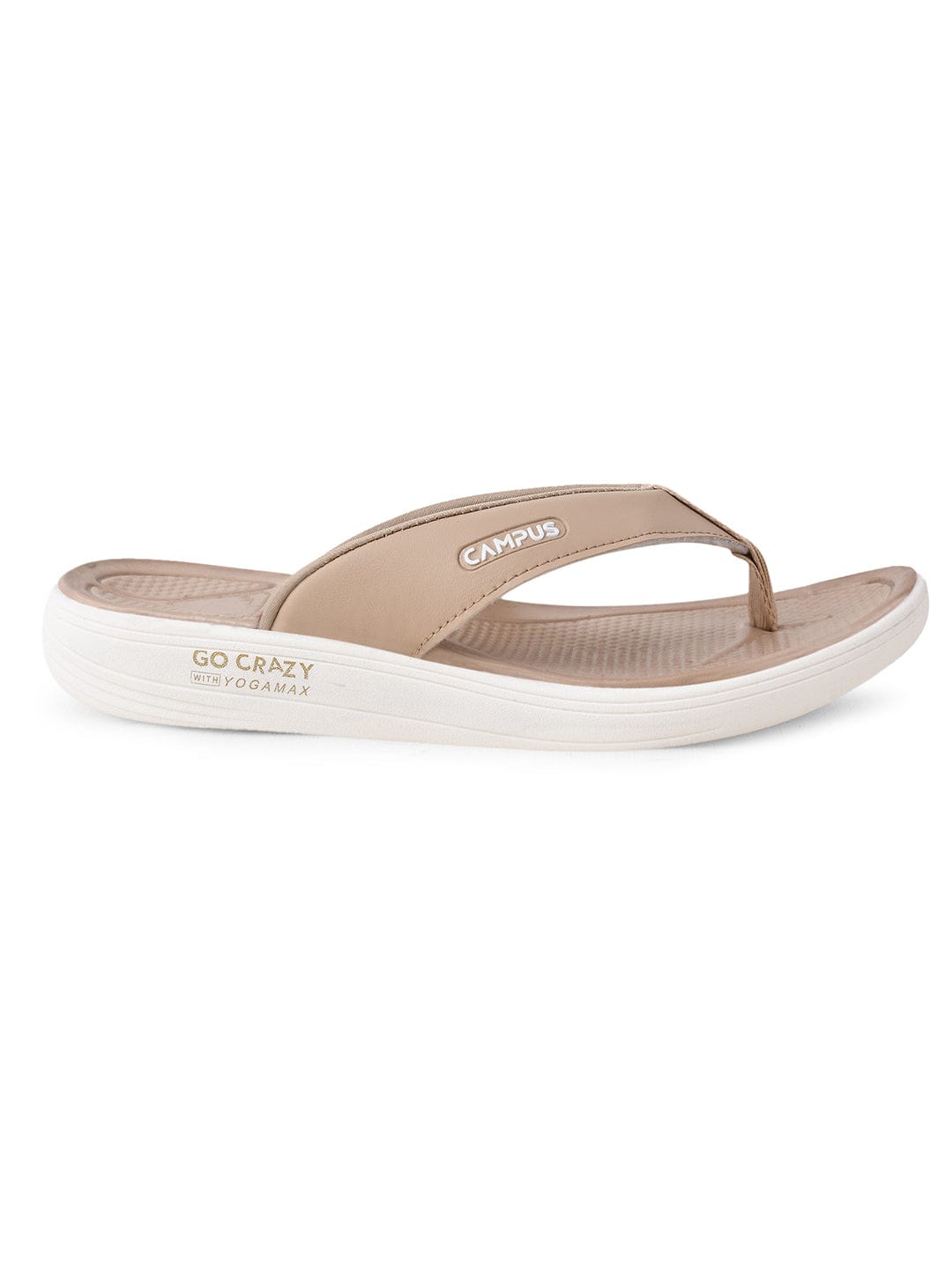 SL-418L Beige Women's Flip Flops