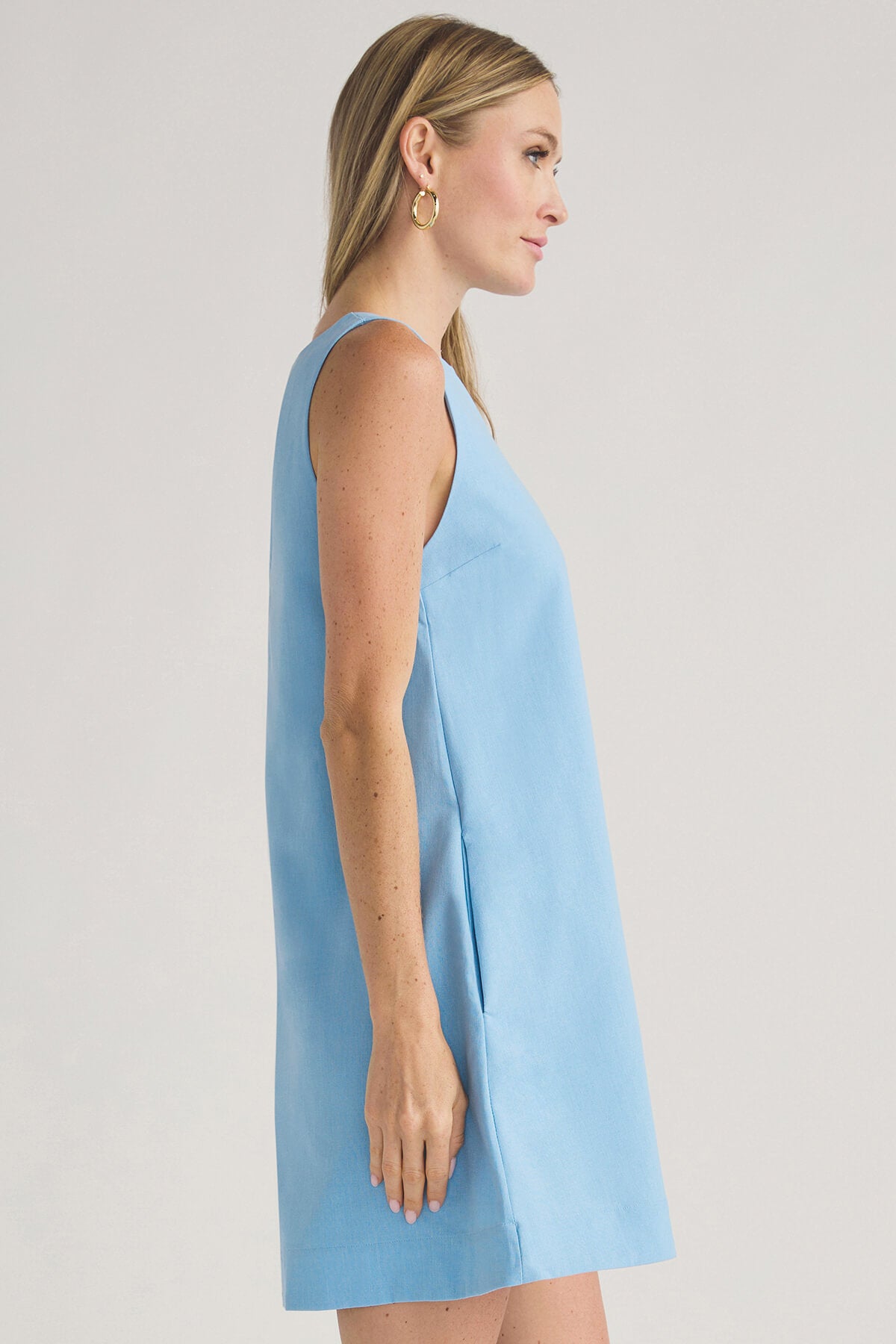 Wishlist A-Line Linen Mini Dress