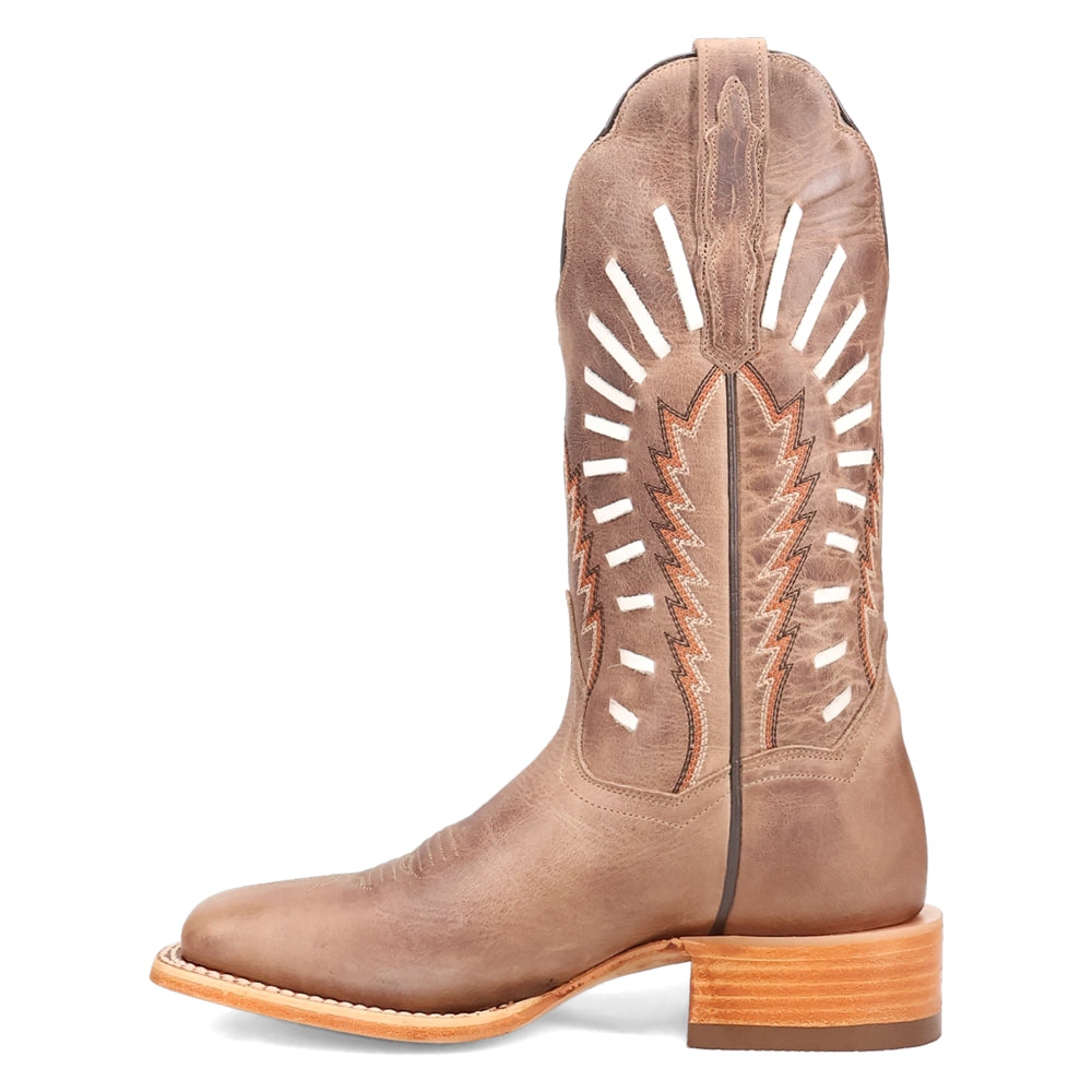 Lacey Embroidered Square Toe Cowboy Boots