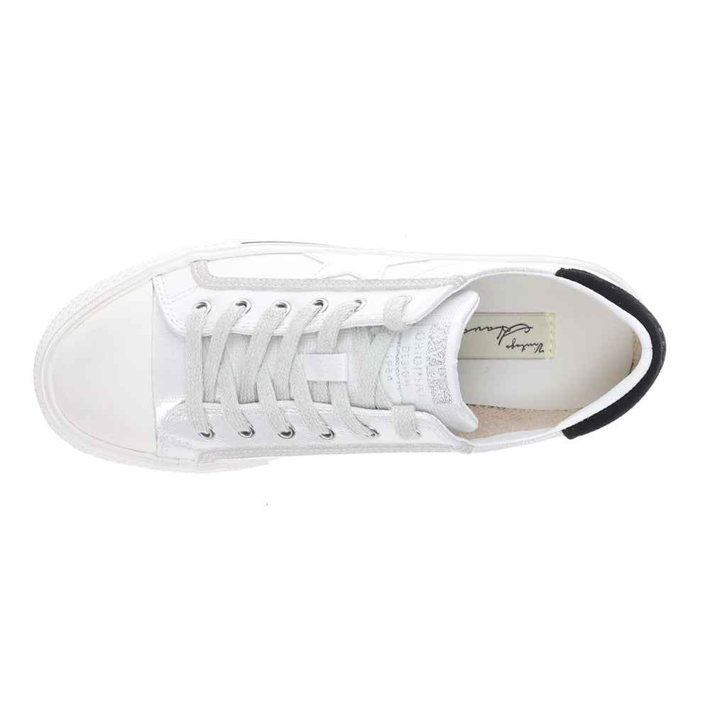 Amaze Metallic Lace Up Sneakers