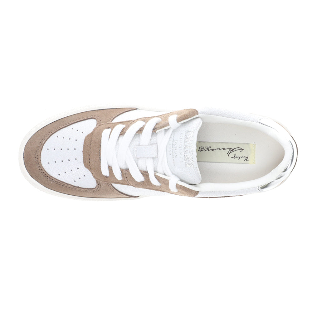 Fast Metallic Perforated Slip On Sneakers