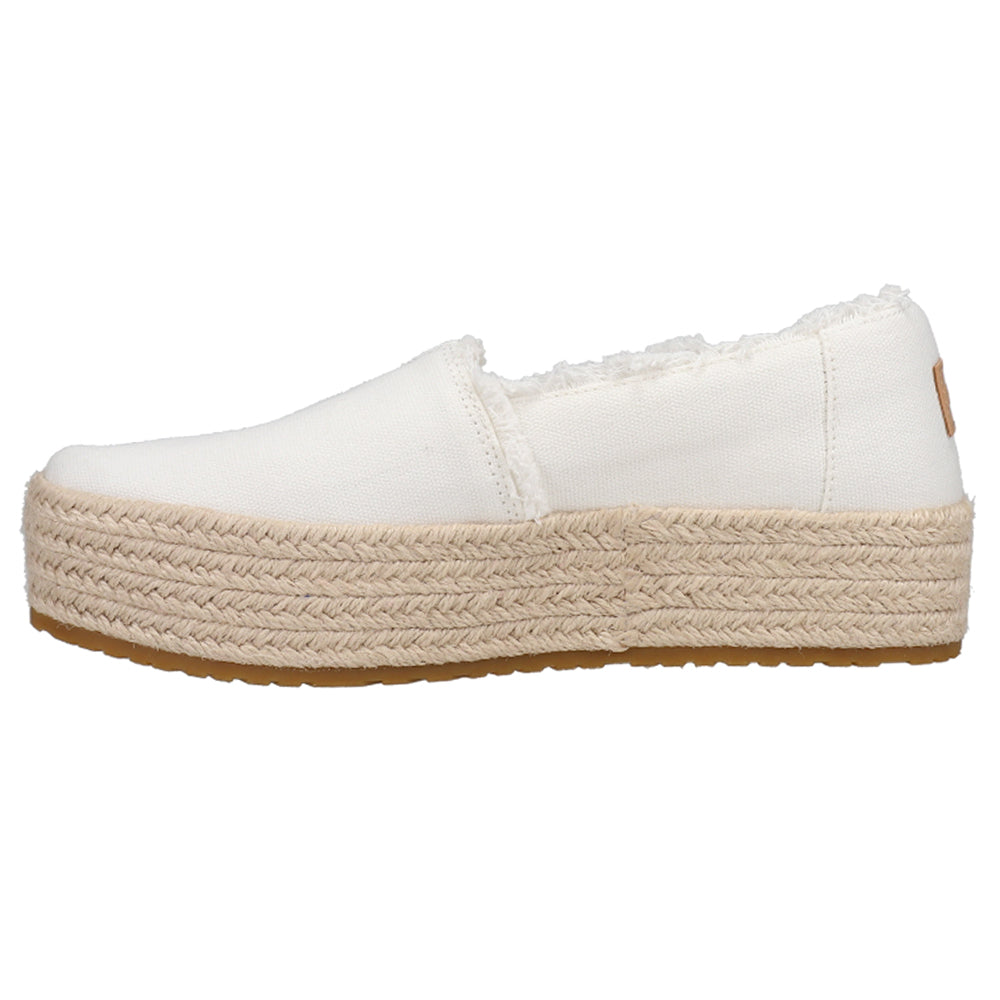 Valencia Platform Espadrille Slip On Flats