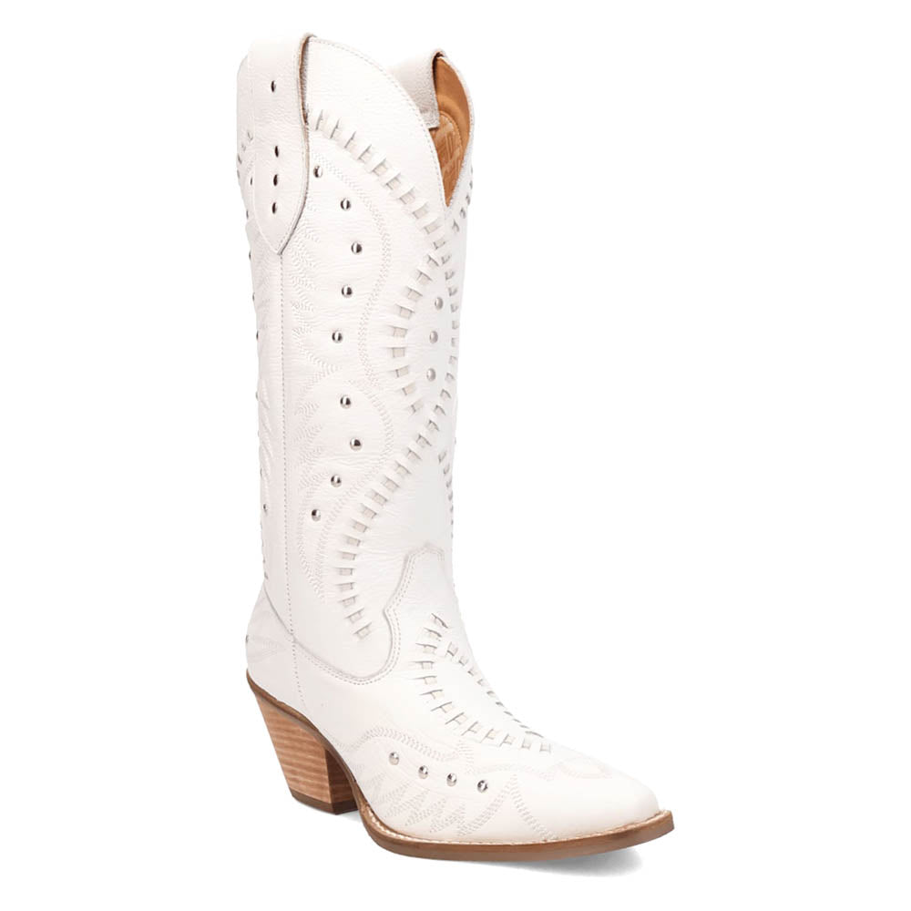 Pretty N' Pink Embroidered Studded Snip Toe Cowboy Boots