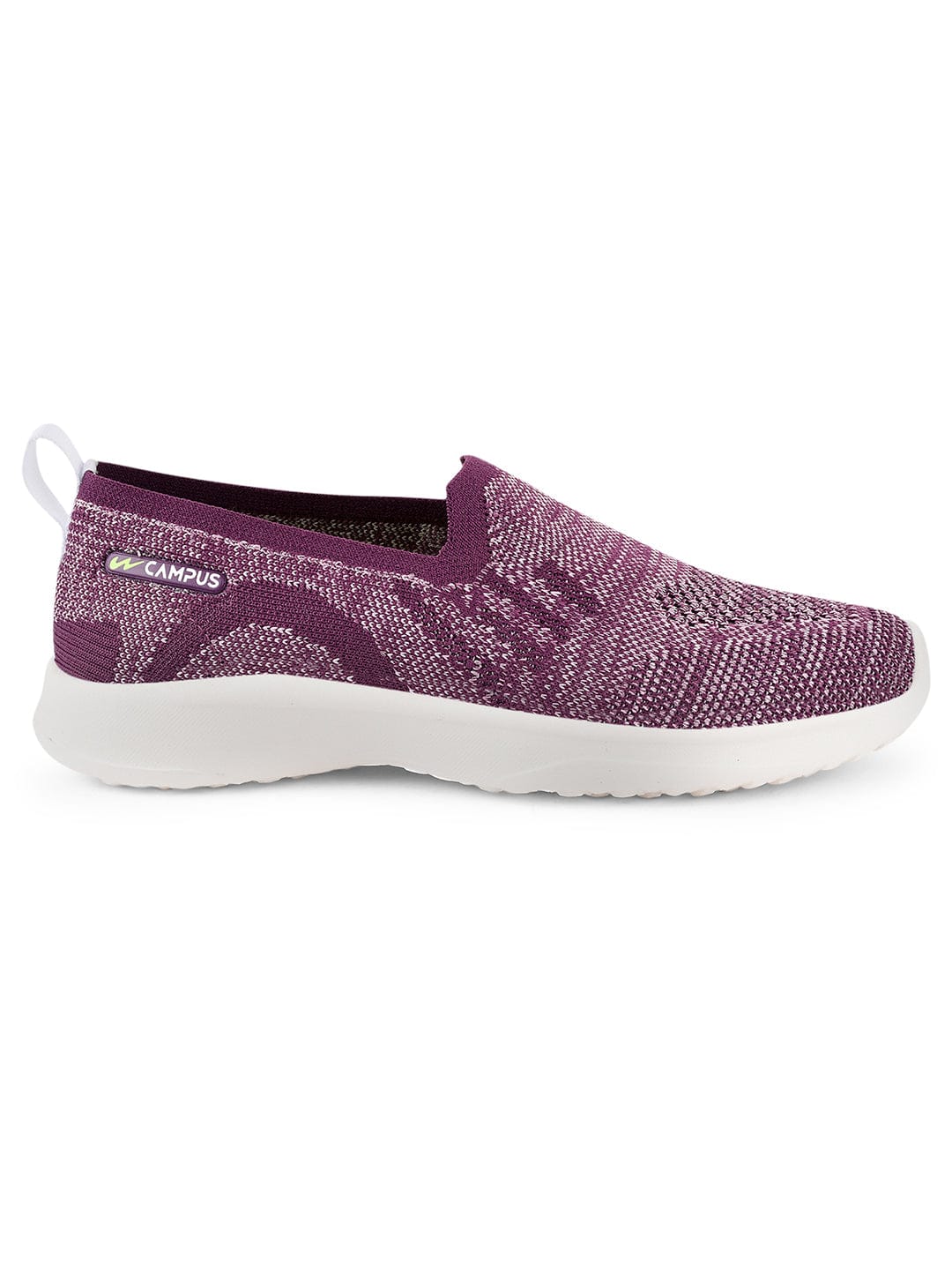 CAMP-KITE Purple Women's Slip-ons