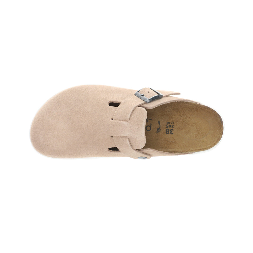 Boston Chunky Suede Footbed Clogs