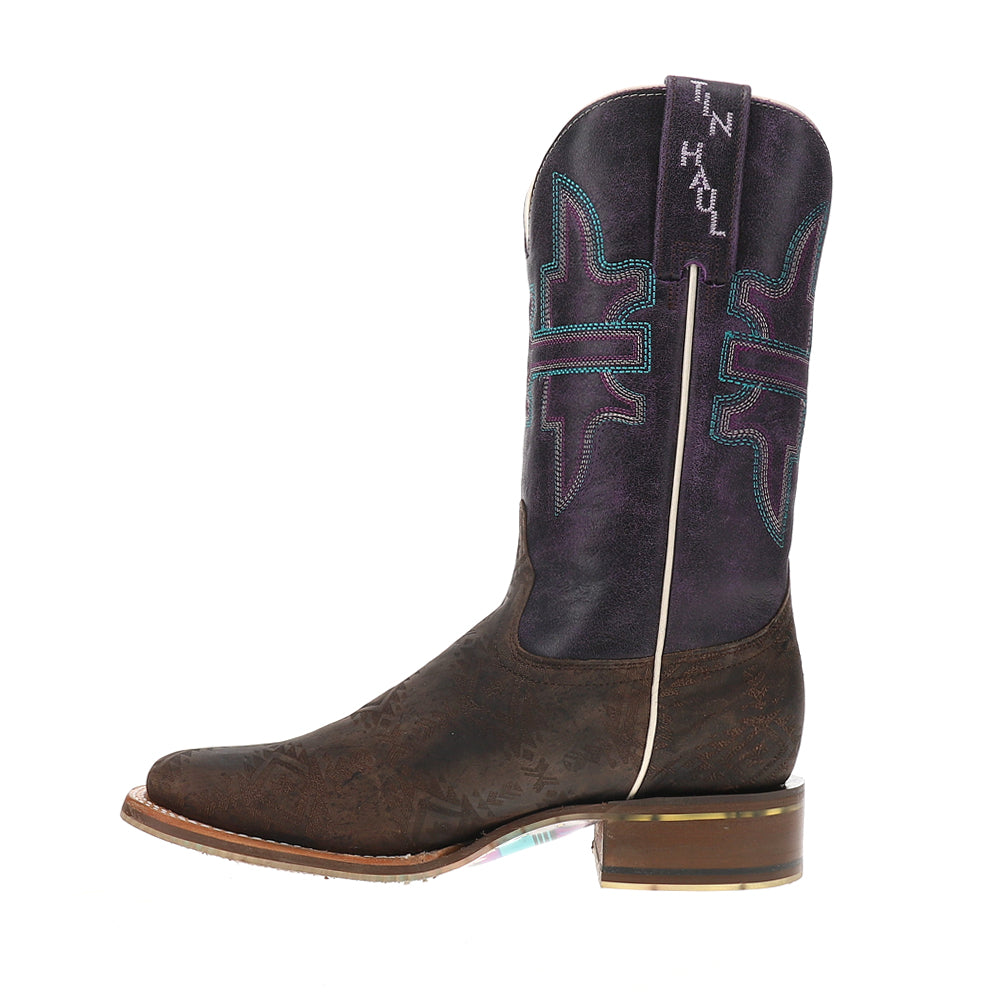 Sizzling Aztec Square Toe Cowboy Boots