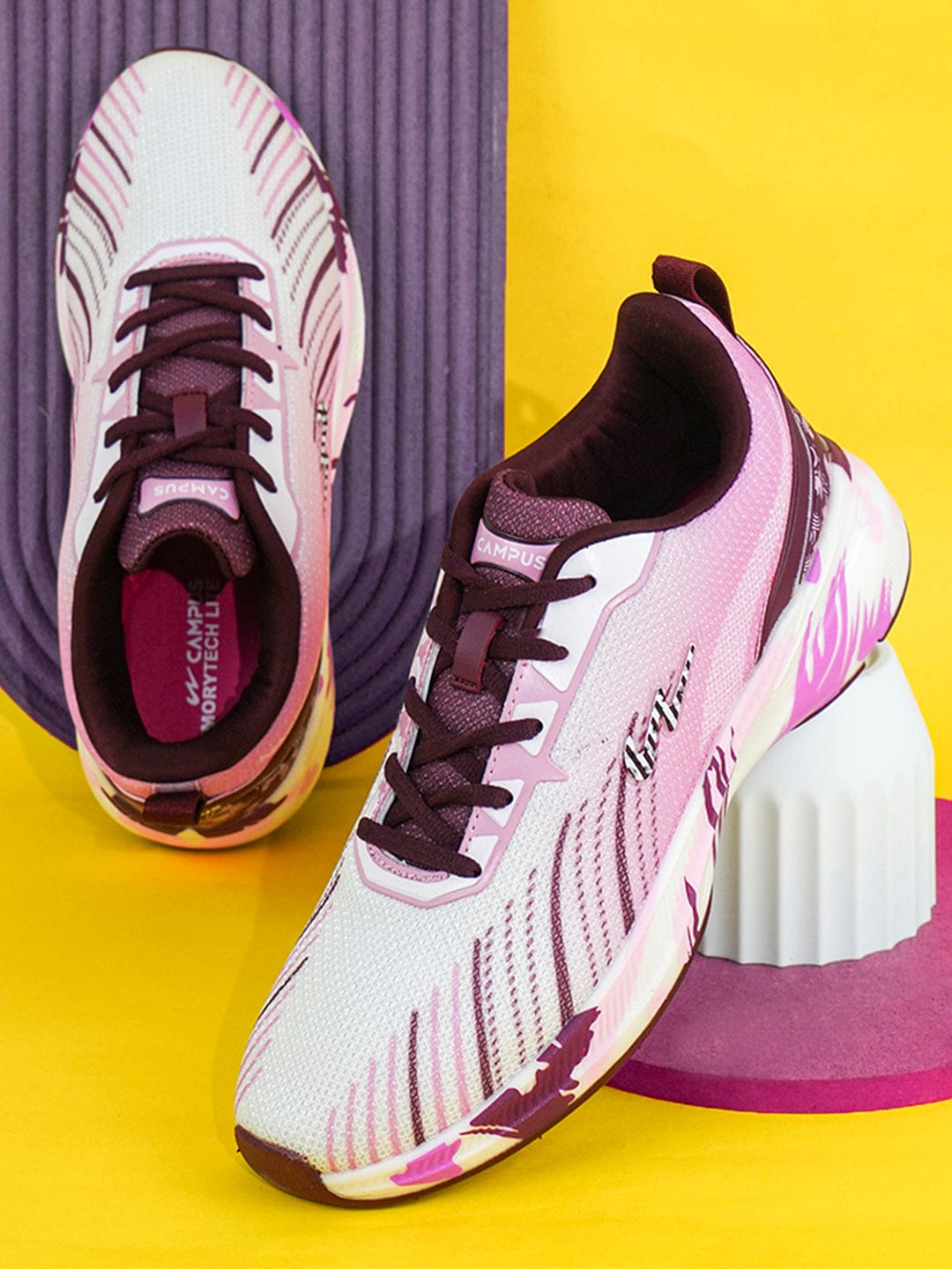 CAMP STREAK Pink Women's Running Shoes