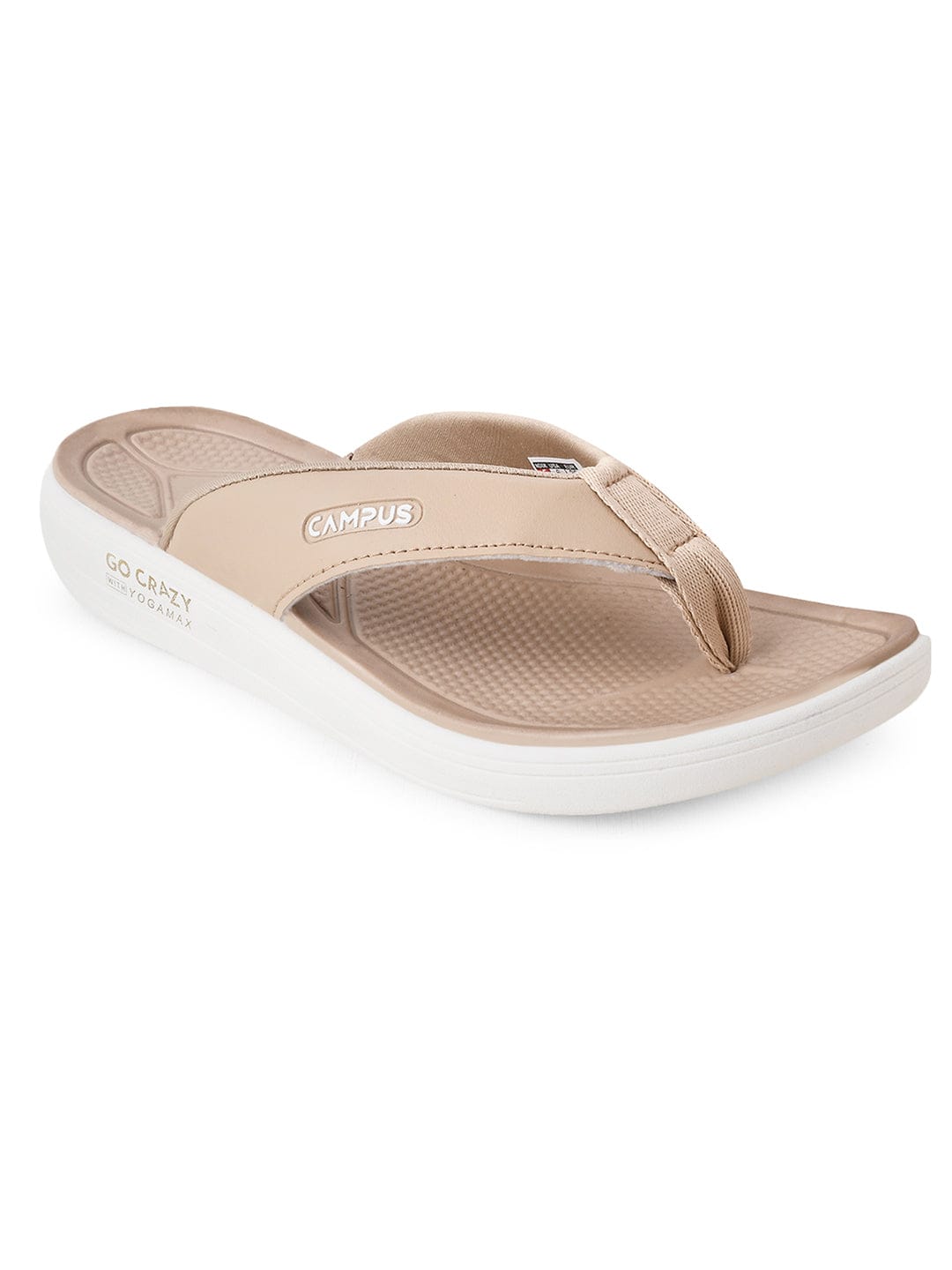 SL-418L Beige Women's Flip Flops