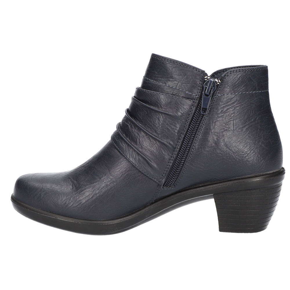 Damita Zippered Round Toe Booties