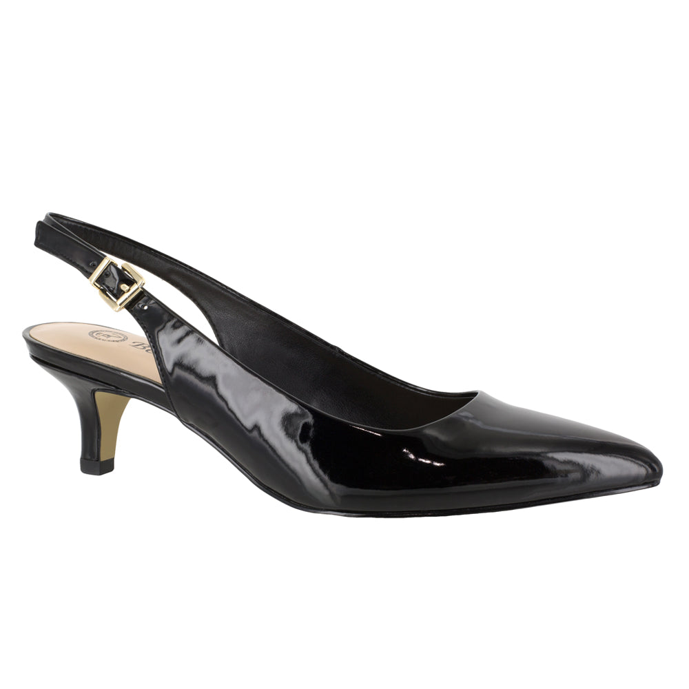 Scarlett Slingback Kitten Heel Pointed Toe Pumps