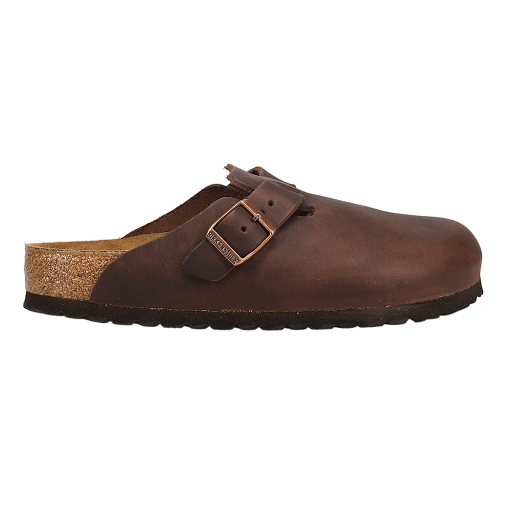 Boston Oiled Leather Footbed Clogs