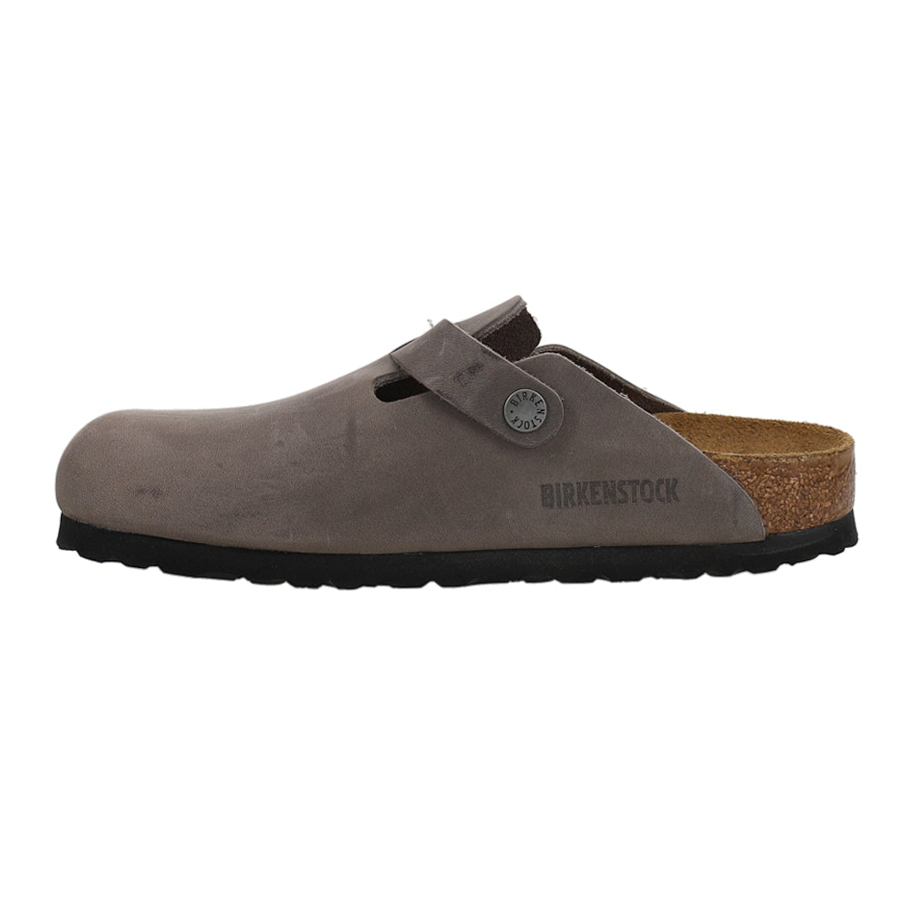 Boston Oiled Leather Footbed Clogs