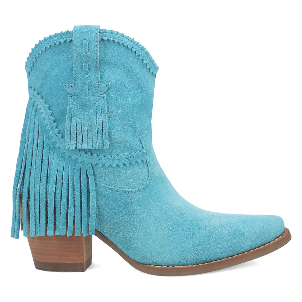 Fandango Fringe Snip Toe Cowboy Booties