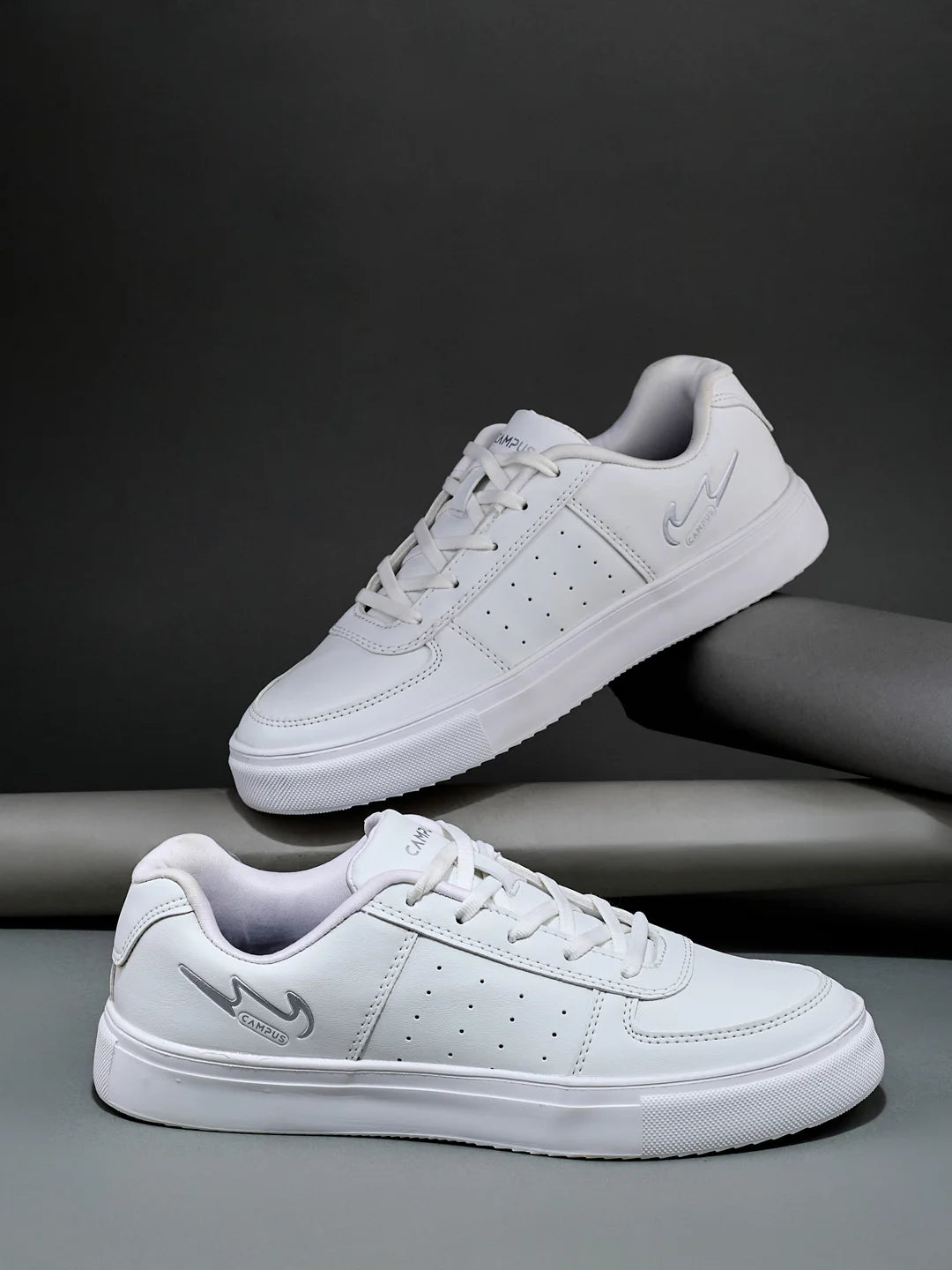 CAMP DENVER White Women's Sneakers