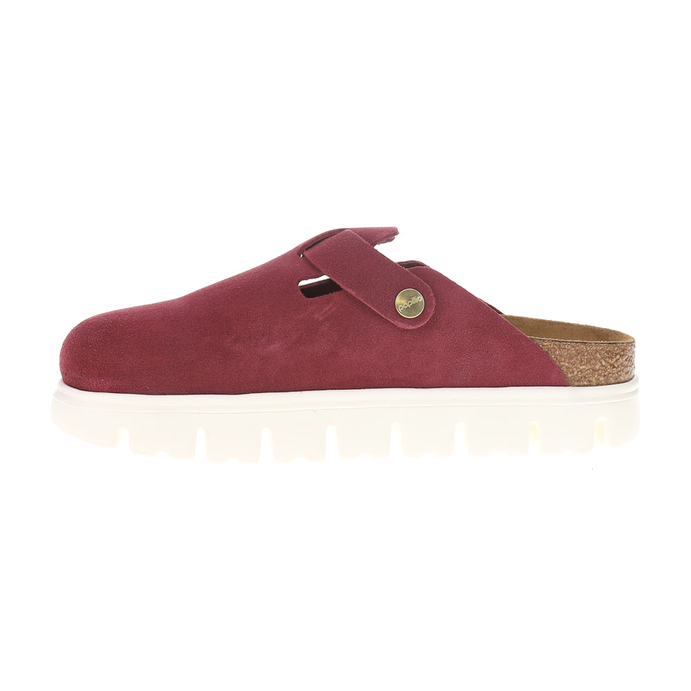 Boston Chunky Suede Footbed Clogs