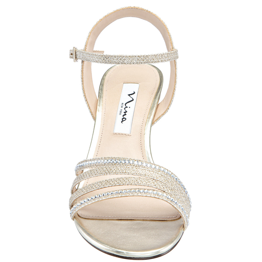 Nelena Rhinestone Wedding Sandals