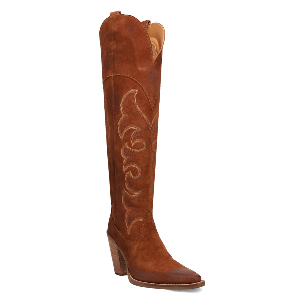 Primadonna Embroidered Snip Toe Zippered Cowboy Boots