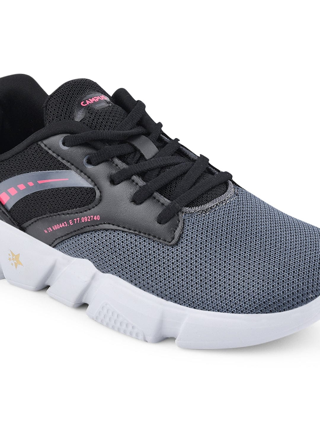 CAMP-GLAM Black Women's Sneakers