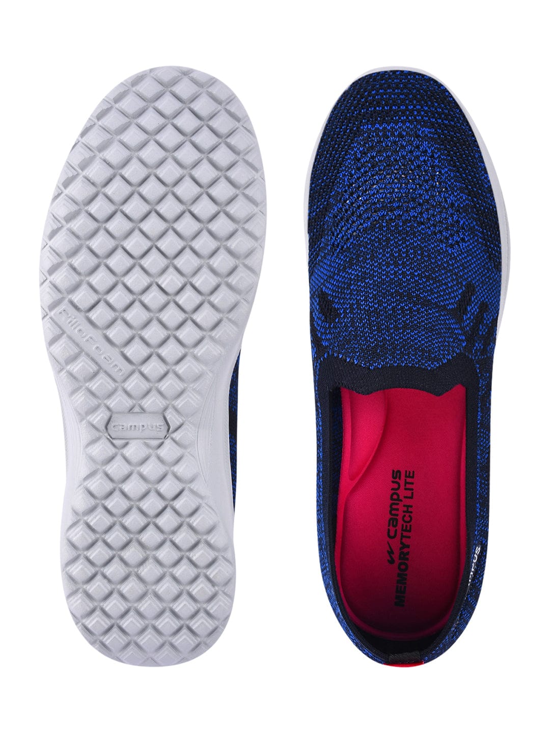 CAMP-KITE Navy Women's Slip-ons