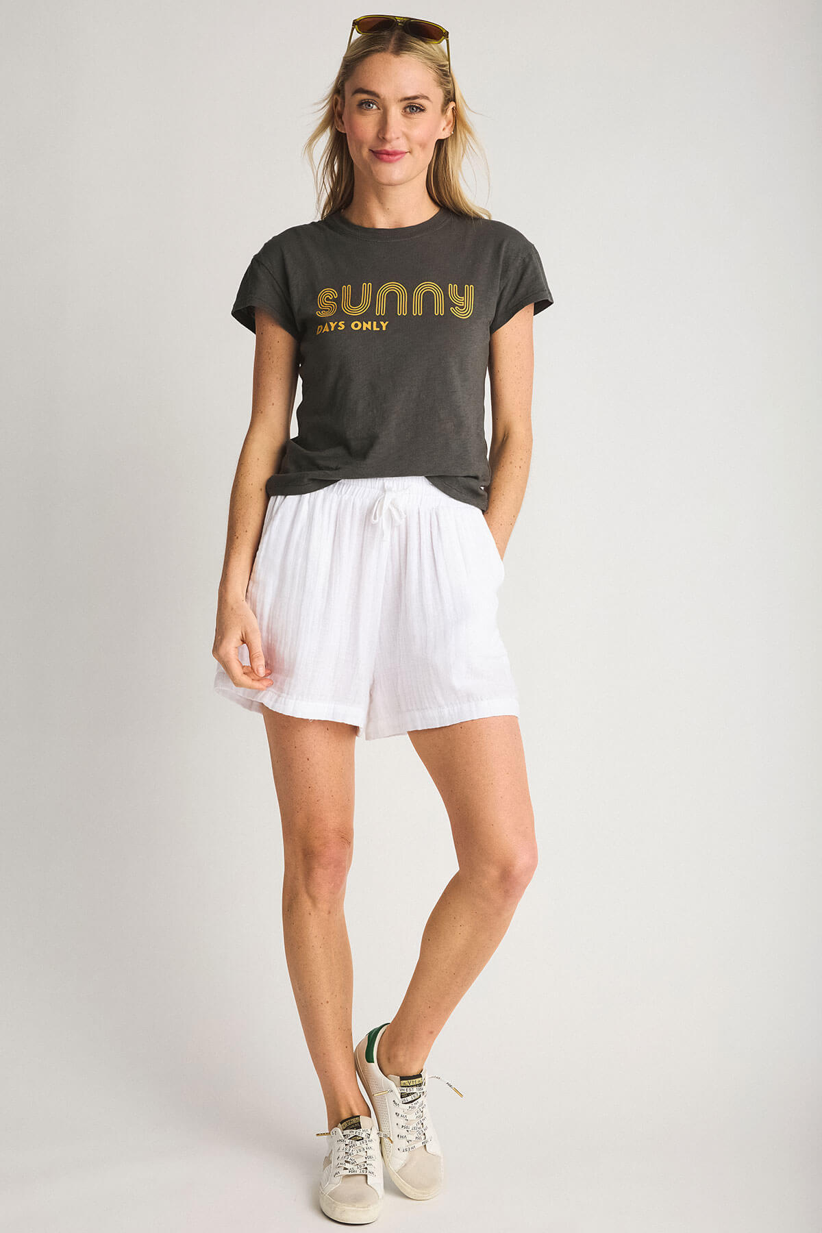 Elan Elastic Waist Shorts