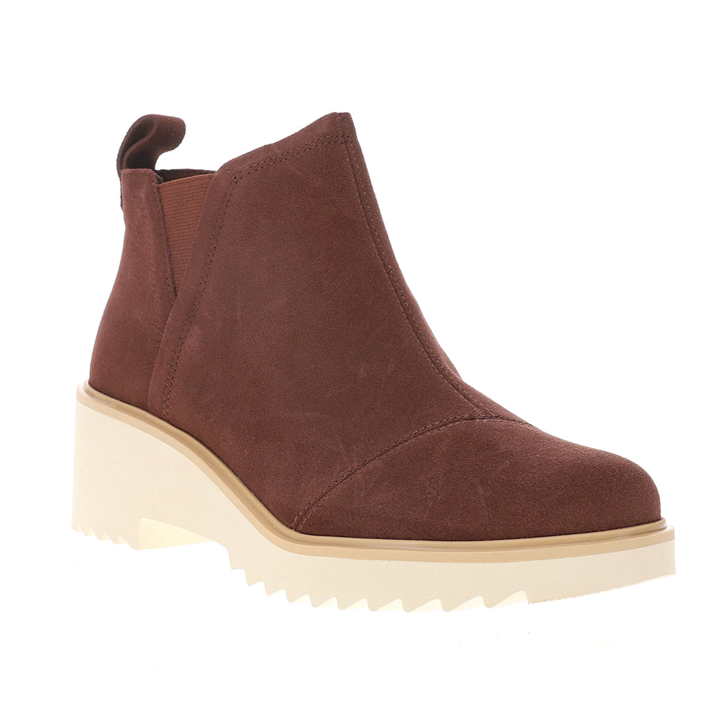 Maude Round Toe Wedge Chelsea Booties