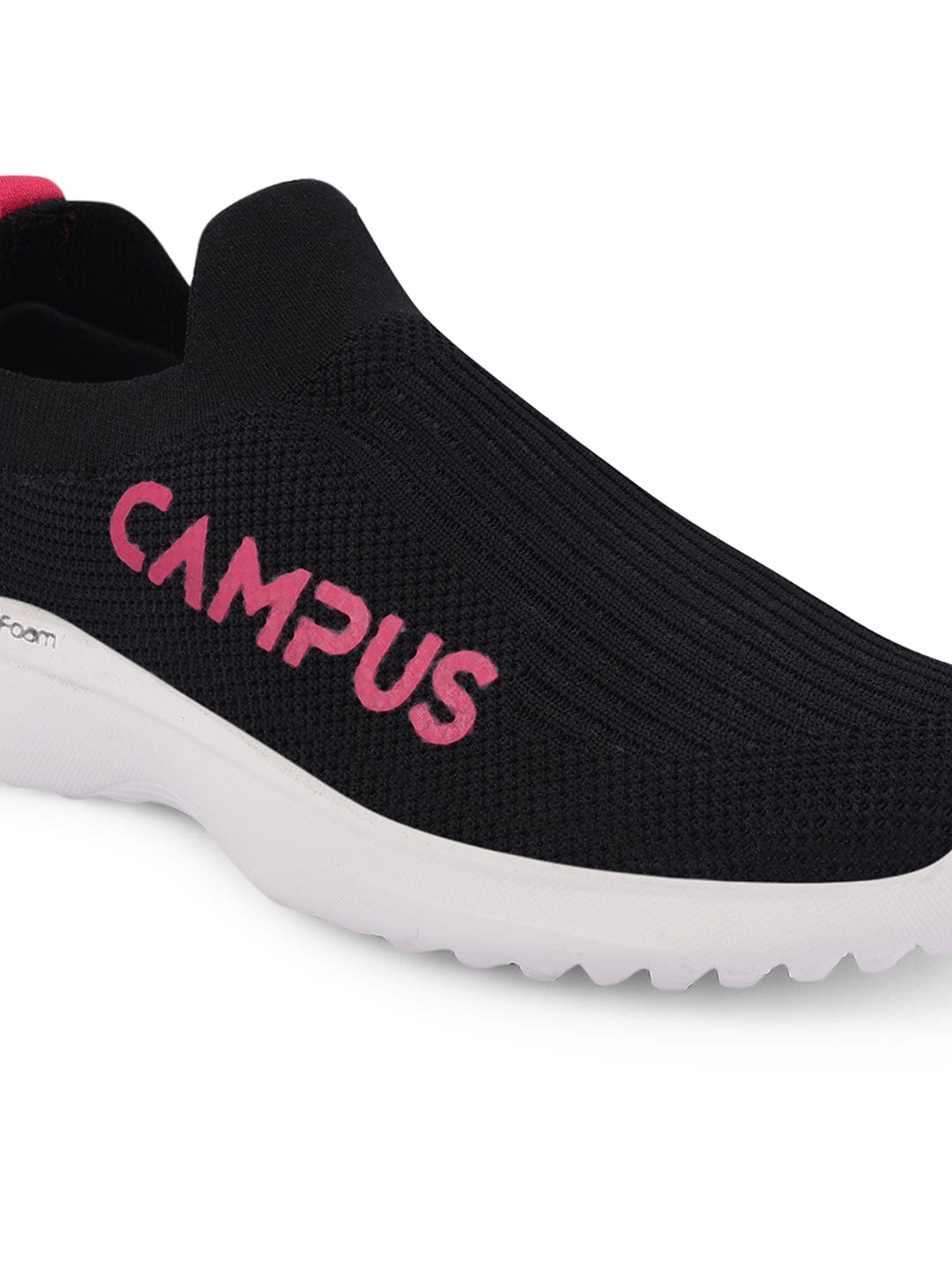 CAMP SENSE Black Women's Slip-ons