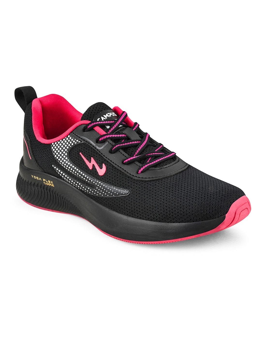 CAMP FIZZ Black Women's Running Shoes