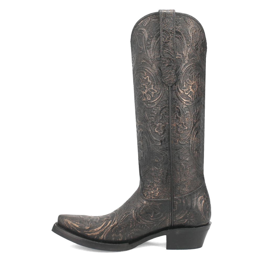 Bellona Embossed Snip Toe Cowboy Boots