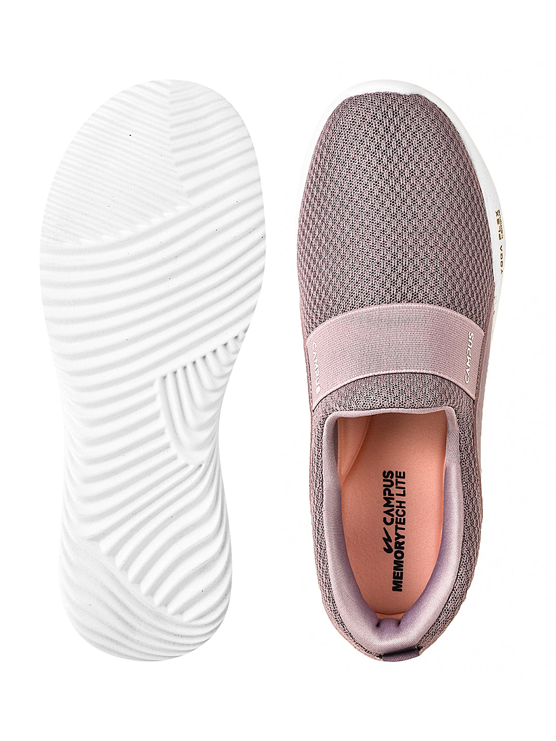 CAMP ELOY Peach Women's Slip-ons