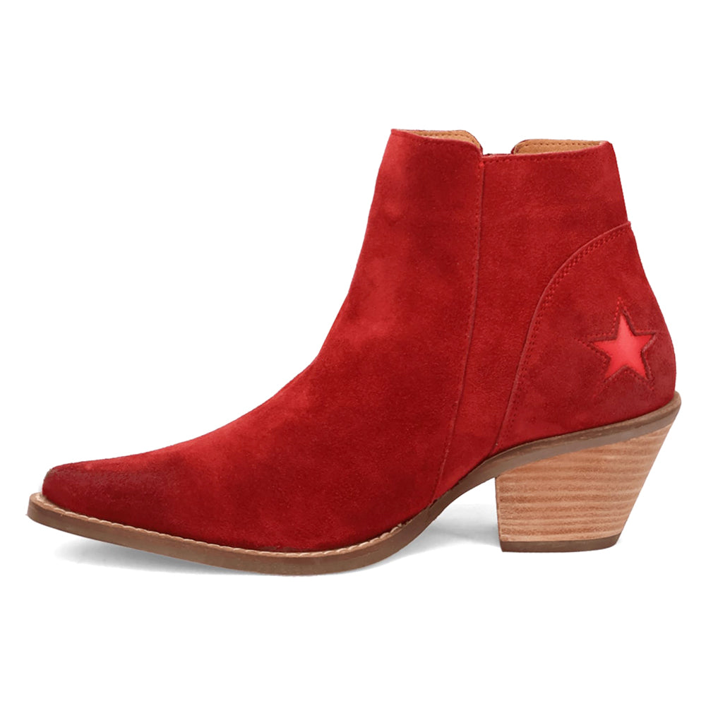 Little Star Cut Out Snip Toe Cowboy Booties