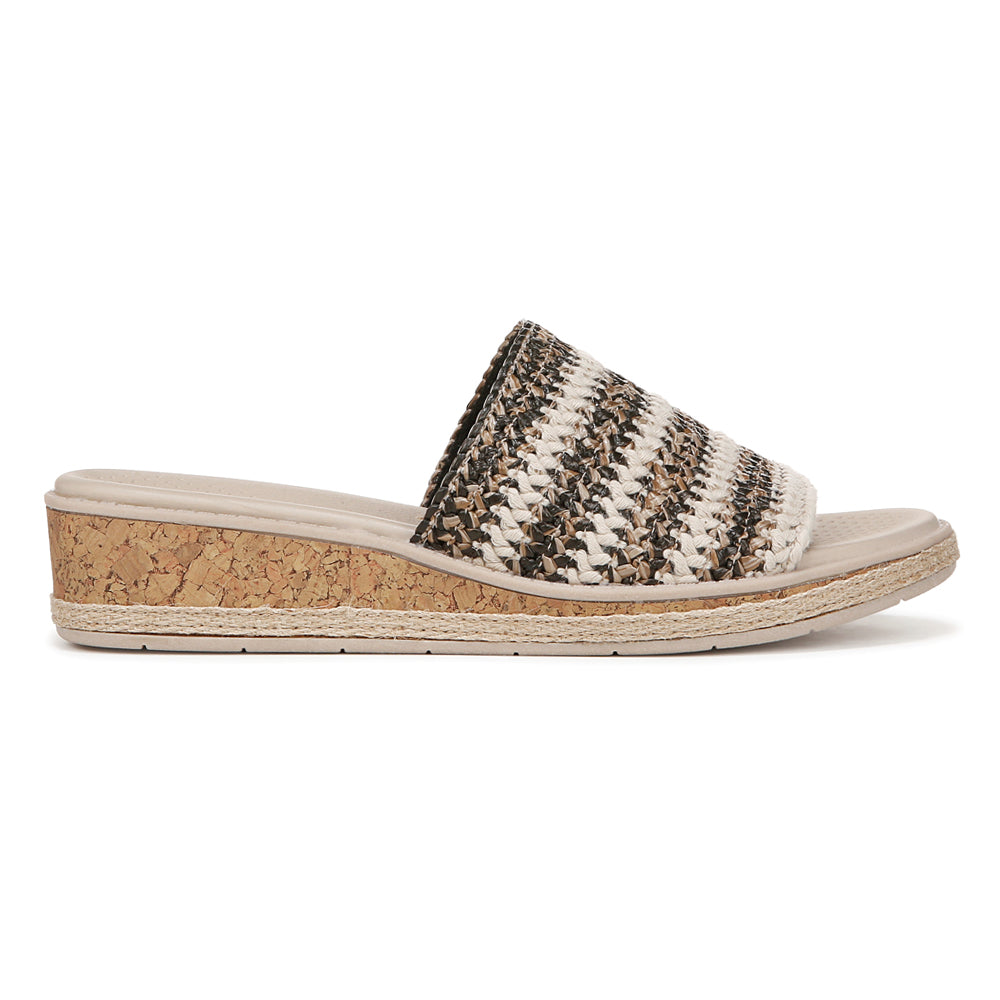 Breezy Slide Espadrille Wedge Sandals