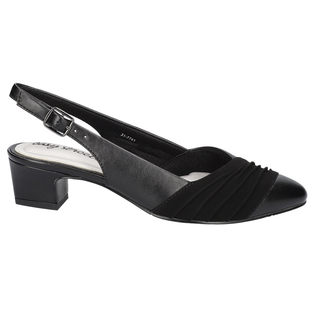 Bates Round Toe Slingback Pumps