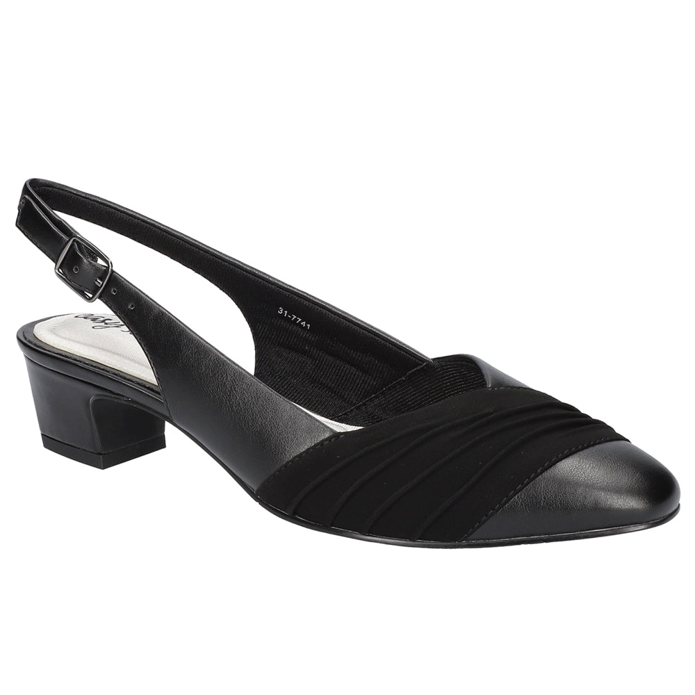 Bates Round Toe Slingback Pumps