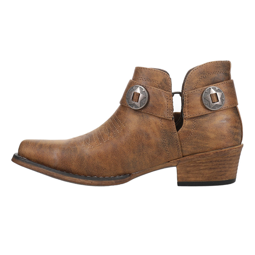 Ava Harness Snip Toe Cowboy Booties