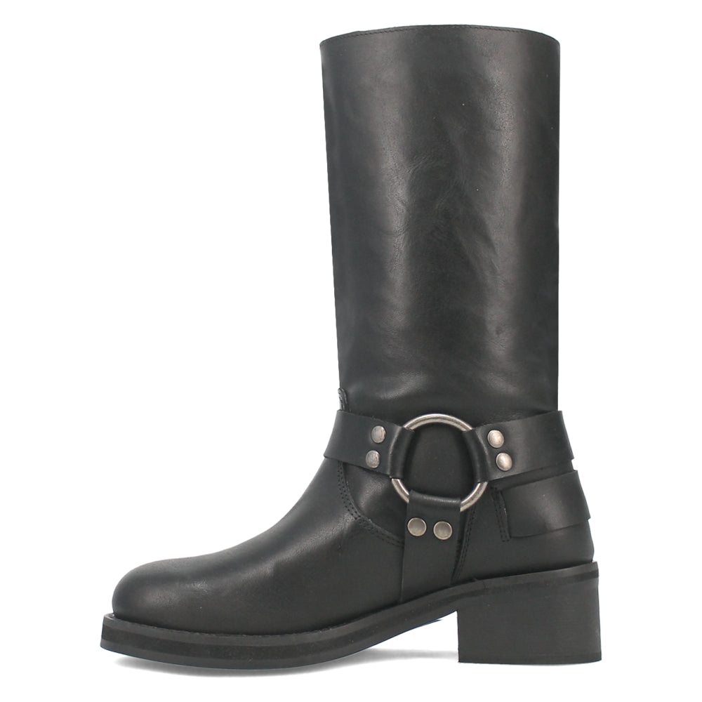 Harlee Round Toe Motorcycle Boots